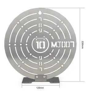 Cạnh tranh trò chơi ngoài trời 6 7 8 9 10 số đánh dấu vòng tròn HK36-0027 thép không gỉ mục tiêu