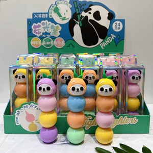 Cute <strong>Unicorn</strong> Macaroon Design Creative <strong>Highlighter</strong> with Pastel Colors Plastic Body School Use - Product Image 3