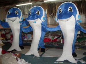 Costume de mascotte de <span class=keywords><strong>dauphin</strong></span> de dessin animé, costume de mascotte de requin et de <span class=keywords><strong>dauphin</strong></span> rose - Product Image 5