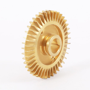 定制加工铜质水泵叶轮单双面全规格可定制80*8泵配件 - Product Image 2