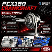 65,5mm Geschmiedete Stahl-Rennkurbelwelle für Honda PCX160 Click 160i Vario 160 Leistungs-Motortuning-Teile Stroker-Kit