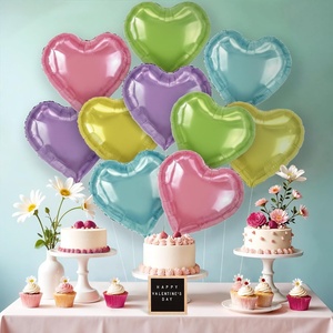 Hot Topic 18-Inch Glossy Solid Aluminum Foil <b>Balloons</b> Promotional Toy Unisex Wedding Birthday Valentine's Day Party <b>Decorations</b> - Product Image 2
