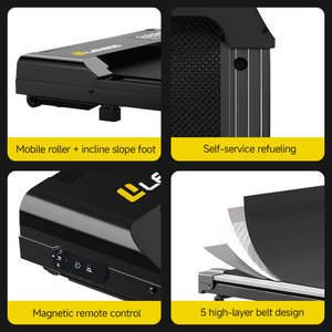 Lenboo 2.0HP động cơ đi bộ Pad Máy chạy bộ văn phòng nhà tập thể dục dưới bàn Máy chạy điện cầm tay - Product Image 5