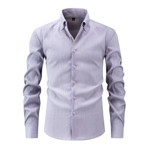 <span class=keywords><strong>Camisa</strong></span> <span class=keywords><strong>de</strong></span> Vestir a Rayas Casual <span class=keywords><strong>de</strong></span> Negocios para <span class=keywords><strong>Hombre</strong></span>, <span class=keywords><strong>Camisa</strong></span> <span class=keywords><strong>de</strong></span> Manga Larga, <span class=keywords><strong>Camisa</strong></span> <span class=keywords><strong>de</strong></span> Botones <span class=keywords><strong>de</strong></span> Color Sólido, Corte Entallado, Tops <span class=keywords><strong>de</strong></span> <span class=keywords><strong>Trabajo</strong></span> <span class=keywords><strong>de</strong></span> Oficina - Product Image 4