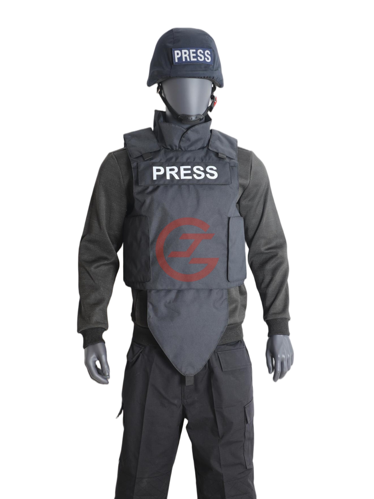 Gilet Pare-balles / Gilet De Presse - Type Armure - Occasion - Thème Militaria