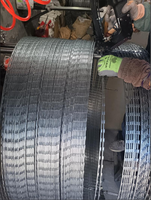 Fil de sécurité en acier galvanisé à double hélice Concertina BTO-22 anti-coupure pour clôture de ferme et protection de périmètre