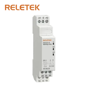 Relé de memoria de riel de alta calidad, relé de enganche mecánico RS-ML13/RS-ML23, AC/DC24-240V,50/60HZ, proveedores de relé