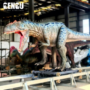 Metallo all'aperto Animatronic dinosauro per parco avventura trampolino Park Home Airport-figura interattiva per il centro commerciale - Product Image 1