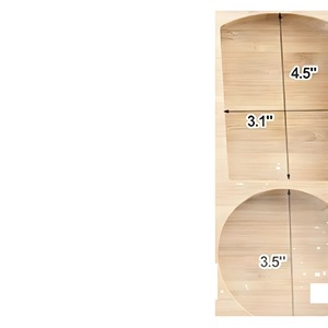 <b>Wooden</b> Computer Riser Stand Desktop Organizer With Storage Slots For Office <b>Desk</b> Use - Product Image 4