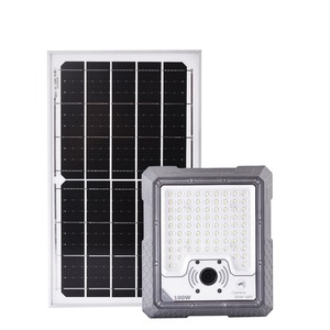 Solar <b>CCTV</b> Light 100W LED <b>Outdoor</b> With <b>Camera</b> Cloud Storage For Home Security - Product Image 1