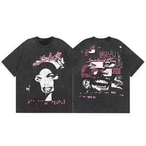 Fabricante de Camisetas de Alta Calidad, Camiseta Lisa de Algodón 100% Personalizada de Alta Calidad para Hombre, Camisetas Lisas de Talla Grande para Hombre - Product Image 3