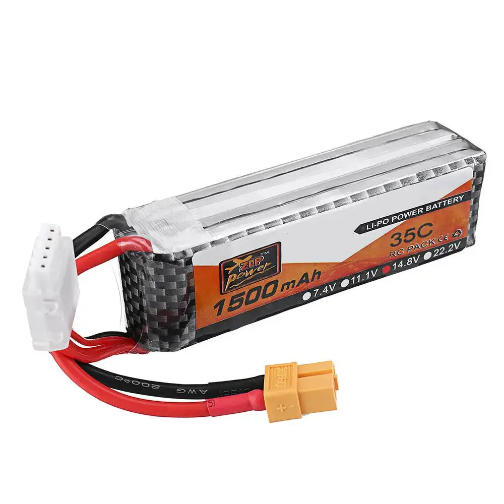 7.4v 11.1v Lithium Polymer Battery for Remote Control RC Drone High Capacity 2S 3S 1500mAh 35C Rechargeable Lipo Battery