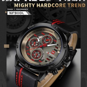 Montres à quartz pour hommes NAVIFORCE, chronographe, montre de sport, marque haut de gamme, montre-bracelet étanche pour homme, cadeau - Product Image 6