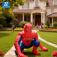 Décorations de fête d'anniversaire pour enfants, accessoires, publicité, modèle de personnage gonflable de super-héros, Spiderman