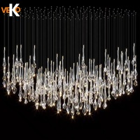 VEKO lustre lampe décor maison luxe lumières décoration maison dôme décor dernière conception de lustres style moderne