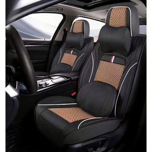 Housses de siège de voiture en soie glacée pour l'avant, ensemble complet, housses de siège de luxe, accessoires intérieurs, décoration, coussin de siège sport universel - Product Image 3