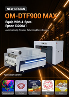 NUEVO Horno Secador de Impresora DTF Compatible con Epson, Totalmente Automático, 36 Pulgadas 90cm I3200, Agitador de Polvo DTF, Purificador de Aire, 1 Año de Garantía