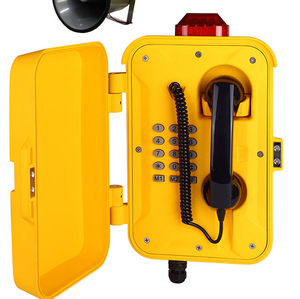 <span class=keywords><strong>Téléphone</strong></span> de porte IP SIP d'urgence <span class=keywords><strong>Téléphone</strong></span> à cadran rapide industriel Système d'appel d'urgence SOS - Product Image 1