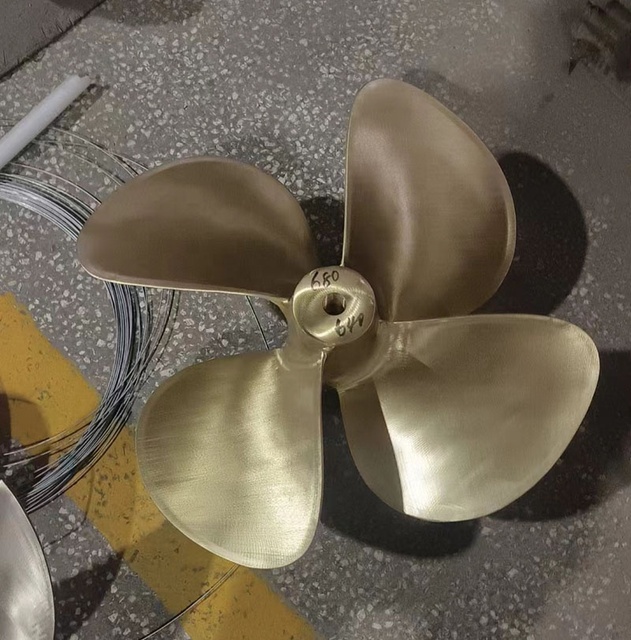 Bronze CU1 CU3 Material 3 4 5 Blades High Speed Bronze Fan Blade Marine Propeller for Yacht