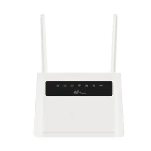 2个外部天线远程2.4G 300MBps Wifi调制解调器5000毫安电池4g无线路由器4g wifi热点路由器