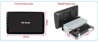Radio para Auto Android con Carplay, Universal de 9 y 10.1 Pulgadas, 360 Grados, para VW, TOYOTA, NISSAN, HONDA, BYD, OPEL, con Audio, GPS y Navegación