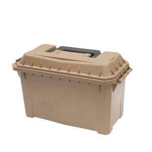 Boîte de rangement en plastique PP personnalisable avec logo couleur, étanche, anti-poussière, tendance, pour la chasse, avec couvercle et poignée - Product Image 1