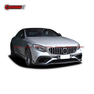 Évents pneumatiques arrière pour <span class=keywords><strong>Mercedes</strong></span>, Kit de carrosserie pour <span class=keywords><strong>Mercedes</strong></span> Bens classe S coupé, Fiber de carbone forgée Style soutiens-gorge, c117 S63, mise à jour - Product Image 2