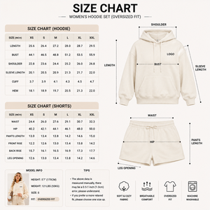 Ensemble court à capuche oversize pour femme en molleton OEKO-TEX, fabrication OEM, logo personnalisé, vêtements décontractés, vente en gros - Product Image 5