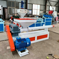 Máquina de Fusión de Plástico de un Solo Tornillo de Alto Rendimiento, Ahorradora de Energía y Ecológica, Equipo de Reciclaje de Plástico para Bloques de Plástico