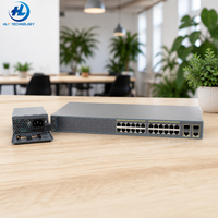 Switch Gestionado Gigabit Ethernet PoE+ de 24 Puertos 1300-24P-4G con Presupuesto de PoE de 195W y 4 Puertos SFP de Enlace Ascendente de 1G para Unidades de Oficina
