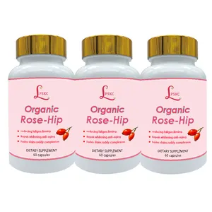 OEM आहार की खुराक के लिए त्वचा Whitening विटामिन सी के साथ गुलाब हिप तेल कैप्सूल एंटीऑक्सीडेंट सुरक्षा