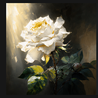 Impression murale florale pivoine rose et blanche, collection de motifs botaniques pour salon, chambre, hôtel, intérieurs élégants