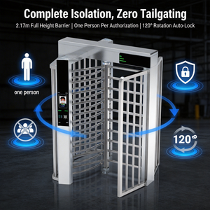아이언맨 풀하이트 턴스타일 SUS304 스틸 안티테일게이팅 다중인식 턴스타일 (데이터센터, 교도소용) - Product Image 5