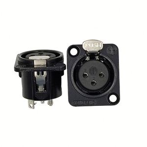 <span class=keywords><strong>Mini</strong></span> prise XLR 3 broches mâle/femelle noire à <span class=keywords><strong>souder</strong></span>, prise XLR femelle 3 broches à monter sur panneau, prise XLR mâle, connecteur audio 3 voies - Product Image 6