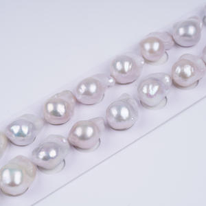 ลูกปัดมุกน้ำจืดสีชมพูทรงแบน ขนาด 11-13 มม. สำหรับงาน DIY ทำมือ อุปกรณ์เสริม ขายส่งจากจูจี ลูกปัดมุกกึ่งสำเร็จรูป - Product Image 2
