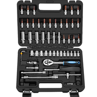 Kaisi — Kit d'outils de réparation automobile, 150 pièces, Kits manuels d'urgence, Kit de clé à douille CRV