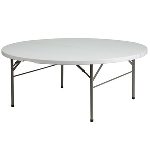 Ronde pliante en plastique table d'extérieur pour banquet - Product Image 2