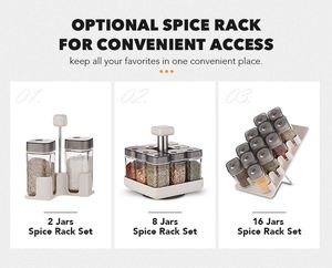 Pot <span class=keywords><strong>de</strong></span> <span class=keywords><strong>sel</strong></span> d'herbes et d'épices en verre <span class=keywords><strong>de</strong></span> 100ml Récipient d'assaisonnement Distributeur <span class=keywords><strong>de</strong></span> condiments Organisateur <span class=keywords><strong>de</strong></span> <span class=keywords><strong>sel</strong></span> et <span class=keywords><strong>de</strong></span> poivre avec ensemble <span class=keywords><strong>de</strong></span> support - Product Image 3