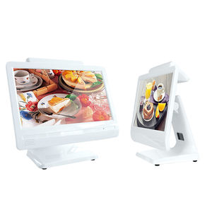 Terminal POS blanco de 15,6 pulgadas con pantalla táctil capacitiva de 10 pulgadas para tienda de juguetes y tienda infantil - Product Image 1