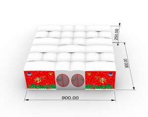 Laberinto inflable Sala de <span class=keywords><strong>escape</strong></span> Laberinto de nieve Inflables de invierno Evento de Navidad - Product Image 2