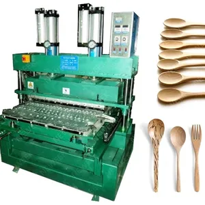 automatic disposable cutlery making machinery machine to make wooden spoon fork knife