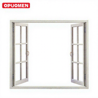 Fenêtre à baie OPUOMEN haute performance, style jardin français, avec cadre en aluminium étanche et vitrage, pour résidences, hôtels et villas
