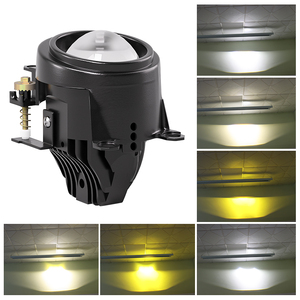 2 inch <span class=keywords><strong>LED</strong></span> chiếu đèn sương mù cho TOYOTA xe màu trắng vàng 3 màu ánh sáng sương mù lái xe Đèn Spotlight cao sáng laser đèn sương mù - Product Image 2