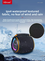 Enceinte portable sans fil Bluetooth 8W avec subwoofers professionnels pour une sonorisation de fête, son HD, étanche IPX6, enceintes intelligentes