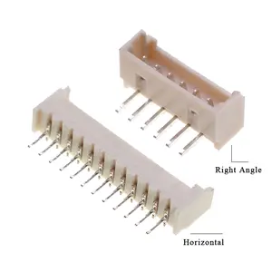 YZ right angle or straight needle 1.25mm pitch 2P 3P 4P 5P 6P 7P 8P 9P 10P 12-16P JST Connectors