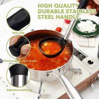 TOALLWIN Ustensiles de cuisine en silicone, ensemble d'ustensiles de cuisine en silicone en gros avec ciseaux