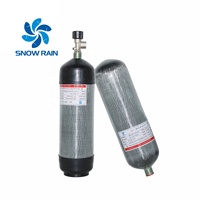 Bouteille d'air PCP de plongée certifiée CE et DOT, 300 bars, bouteille d'air PCP composite OEM, haute qualité, 6,8 L