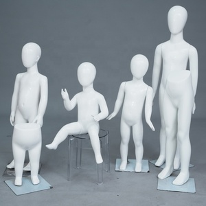 Mannequins Enfants Corps Entier Blanc Éclatant pour Vitrines, Présentoirs, Prises de Vue de Vêtements pour Enfants, Supports de Poupées – En Stock - Product Image 4