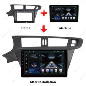 Supporto per Cruscotto BAIDAYU con Schermo Touch, GPS Integrato, CarPlay, Android Auto, USB, IPS, Garanzia di 1 Anno per <span class=keywords><strong>Citroen</strong></span> <span class=keywords><strong>C3</strong></span>-XR 2015+ da 10 Pollici Nero - Product Image 5