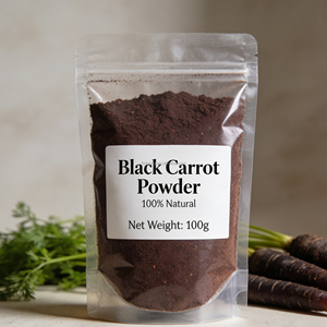 Polvere di Succo di Carota Nera Essiccata Personalizzata OEM ODM, Biologica Certificata HACCP, Grado Alimentare 1kg per Tè alla Frutta, Frullati, Prodotti da Forno - Product Image 6